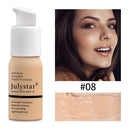Base Líquida Julystar Efeito Matte | Alta Cobertura e Longa Duração