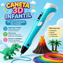 Caneta 3D Infantil Power